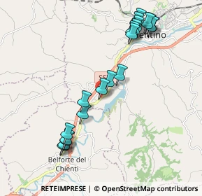 Mappa Viadotto le Grazie, 62029 Tolentino MC, Italia (2.252)