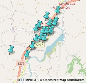 Mappa Viadotto le Grazie, 62029 Tolentino MC, Italia (0.6515)