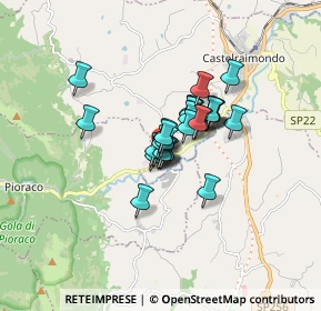 Mappa Località Piani di Lanciano, 62025 Pioraco MC, Italia (0.95862)