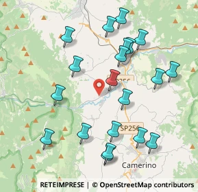 Mappa Località Piani di Lanciano, 62025 Pioraco MC, Italia (4.348)