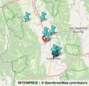 Mappa Località Piani di Lanciano, 62025 Pioraco MC, Italia (5.47455)