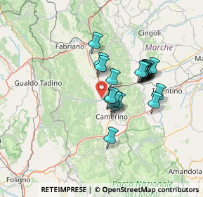 Mappa Località Piani di Lanciano, 62025 Pioraco MC, Italia (10.871)