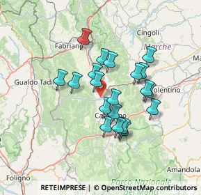 Mappa Località Piani di Lanciano, 62025 Pioraco MC, Italia (11.4935)