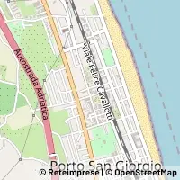 Kort Porto San Giorgio