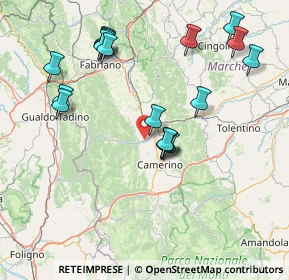 Mappa Località Piano di Lanciano, 62025 Pioraco MC, Italia (17.02)