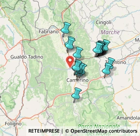 Mappa Località Piano di Lanciano, 62025 Pioraco MC, Italia (10.927)