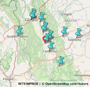 Mappa Località Piano di Lanciano, 62025 Pioraco MC, Italia (12.95286)