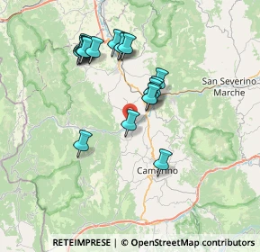 Mappa Località Piano di Lanciano, 62025 Pioraco MC, Italia (7.08474)