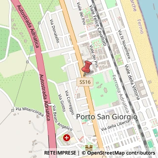 Mappa Via Andrea Costa,  458, 63017 Porto San Giorgio, Fermo (Marche)