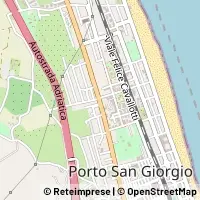 Kaart Porto San Giorgio