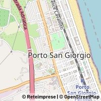 Mapa Porto San Giorgio