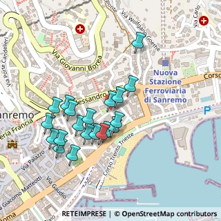 Mappa Via Antonio Fratti, 18038 Sanremo IM, Italia (0.219)
