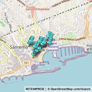 Mappa Via Fiume, 18038 Sanremo IM, Italia (0.2415)