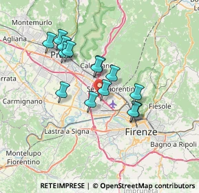 Mappa A11 Km 3 Fi, 50019 Sesto Fiorentino FI, Italia (5.93643)