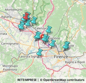 Mappa A11 Km 3 Fi, 50019 Sesto Fiorentino FI, Italia (6.35438)