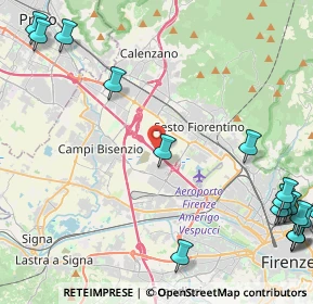 Mappa A11 Km 3 Fi, 50019 Sesto Fiorentino FI, Italia (7.10474)