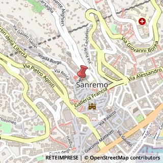 Mappa Via Privata Zappa, 26, 18038 Sanremo, Imperia (Liguria)