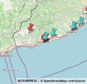 Mappa Vicolo Savonarola, 18038 Sanremo IM, Italia (24.01)