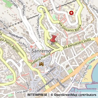 Mappa Via San Francesco, 36, 18038 Sanremo, Imperia (Liguria)