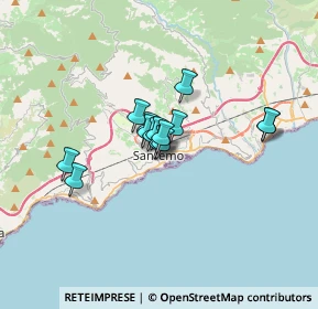 Mappa Giardini Regina Elena, 18038 Sanremo IM, Italia (2.07214)