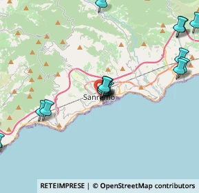 Mappa Via Tapoletti, 18038 Sanremo IM, Italia (5.469)