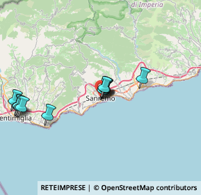 Mappa Giardini Regina Elena, 18038 Sanremo IM, Italia (7.23917)