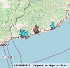 Mappa Via Giorgio Pallavicino, 18038 Sanremo IM, Italia (8.58727)