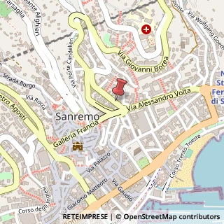 Mappa Via Zeffiro Massa, 18, 18038 Sanremo, Imperia (Liguria)