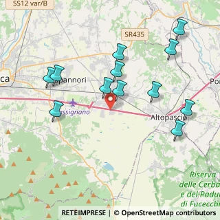 Mappa Via Fossanuova, 55016 Magazzino LU, Italia (4.2875)