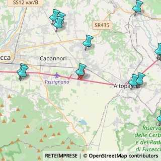Mappa Via Giuseppe Lazzareschi, 55016 Porcari LU, Italia (6.5)