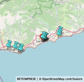 Mappa Strada Rocca, 18038 Sanremo IM, Italia (5.01417)