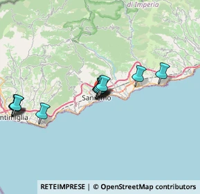 Mappa Vicolo S. Lazzaro, 18038 Sanremo IM, Italia (6.65154)