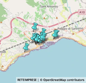 Mappa Vicolo S. Lazzaro, 18038 Sanremo IM, Italia (0.76688)