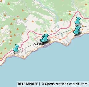 Mappa Vicolo S. Lazzaro, 18038 Sanremo IM, Italia (3.33)