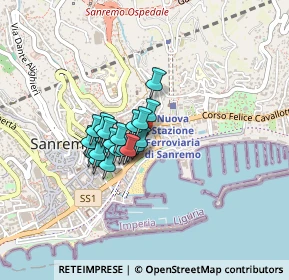 Mappa Vicolo S. Lazzaro, 18038 Sanremo IM, Italia (0.267)