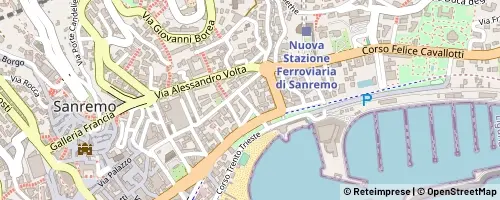 Mappa Sanremo