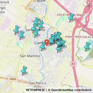 Mappa Via Castellare, 50013 Campi Bisenzio FI, Italia (0.8225)