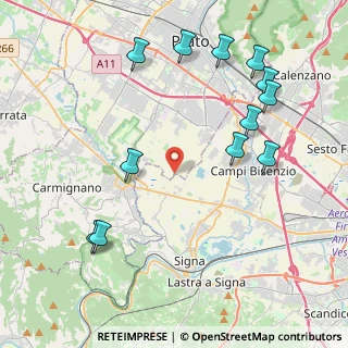 Mappa Via del Salciolo, 50013 Campi Bisenzio FI, Italia (4.97667)