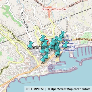 Mappa Via Canessa Sghiria, 18038 Sanremo IM, Italia (0.261)