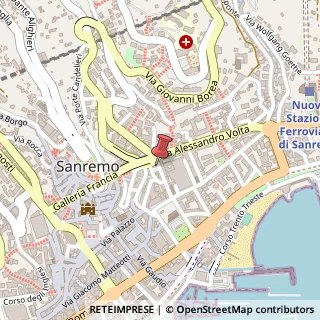 Mappa Via Giovanni Marsaglia, 93, 18038 Sanremo, Imperia (Liguria)