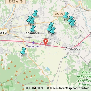 Mappa Via Lazzareschi, 55016 Porcari LU, Italia (4.49727)