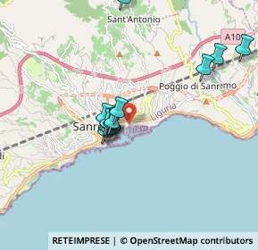 Mappa Corso Salvo d' Acquisto, 18038 Sanremo IM, Italia (1.82615)