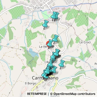 Mappa Via Pistoiese, 59015 Carmignano PO, Italia (0.5)
