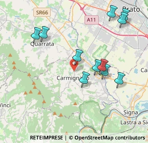 Mappa Via Pistoiese, 59015 Carmignano PO, Italia (4.21545)
