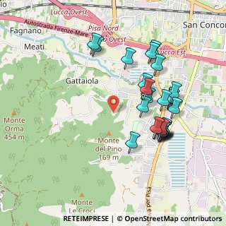 Mappa Via Per Vicopelago, 55100 Lucca LU, Italia (0.992)