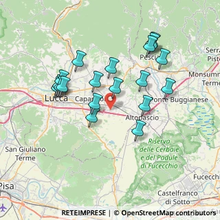 Mappa Via Bocci, 55016 Porcari LU, Italia (7.27)