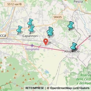 Mappa Via Bocci, 55016 Porcari LU, Italia (4.21)