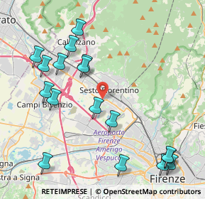 Mappa 50019 Firenze FI, Italia (5.03529)