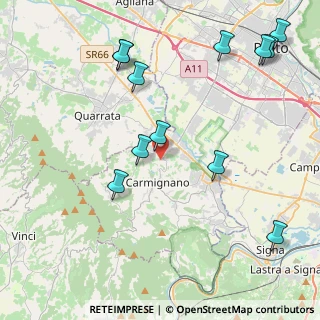 Mappa Via Anna Maria Enriquez Agnoletti, 59015 Seano PO, Italia (5.10917)