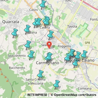 Mappa Via Anna Maria Enriquez Agnoletti, 59015 Seano PO, Italia (2.3455)